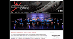 Desktop Screenshot of memorialdance.com